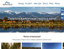 Tablet Screenshot of karkonosze.pl