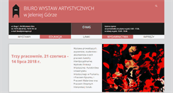Desktop Screenshot of galeria-bwa.karkonosze.com