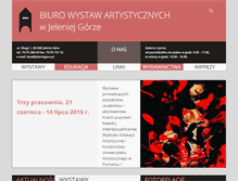 Tablet Screenshot of galeria-bwa.karkonosze.com