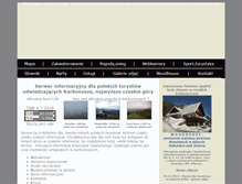 Tablet Screenshot of karkonosze.cz